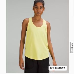 Lululemon Love Tank Top - SZ 4 - Sunlight Yellow